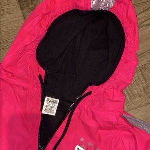 PINK hoodie windbreaker